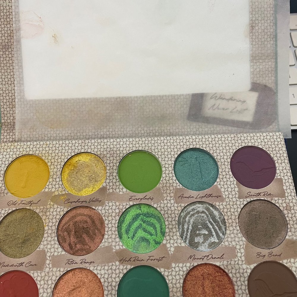 Nomad Cosmetics America's Parks palette